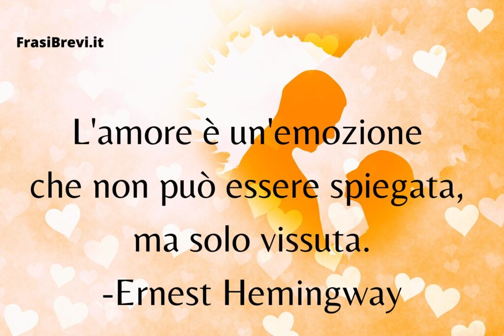 Frasi di Ernest Hemingway sull'amore