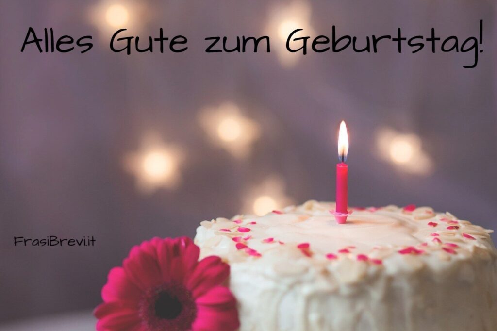frasi di compleanno tedesco