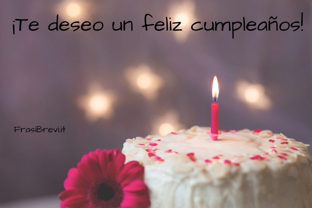 frasi di compleanno in Spagnolo