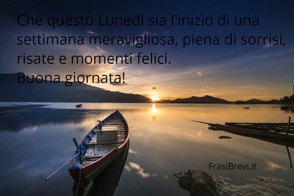 Buongiorno lunedì frasi