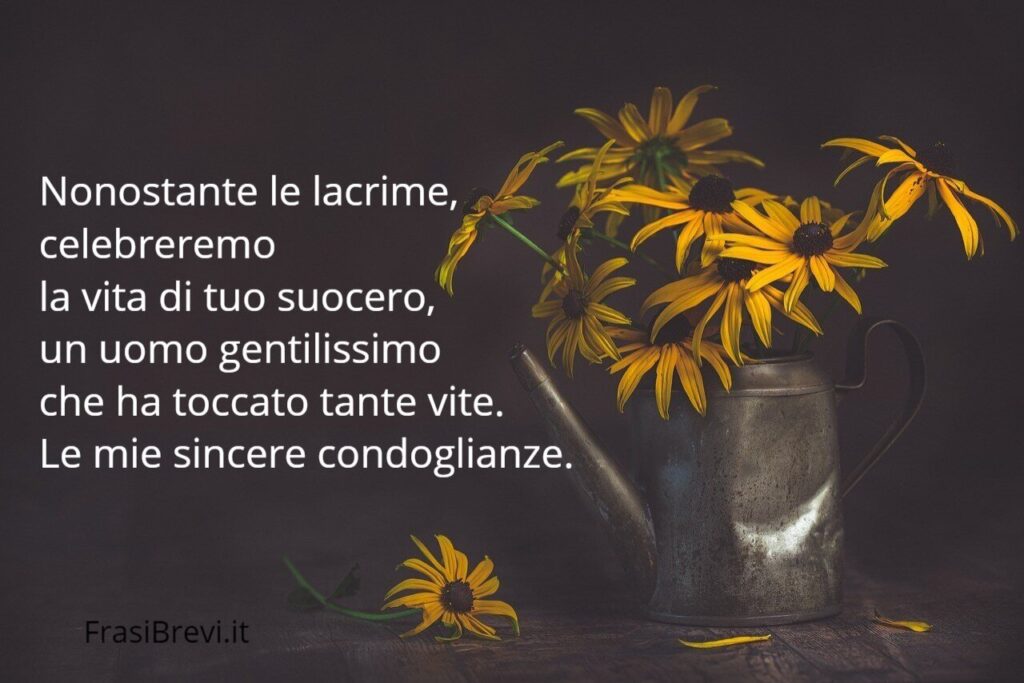 Frasi di Condoglianze per la morte di un suocero