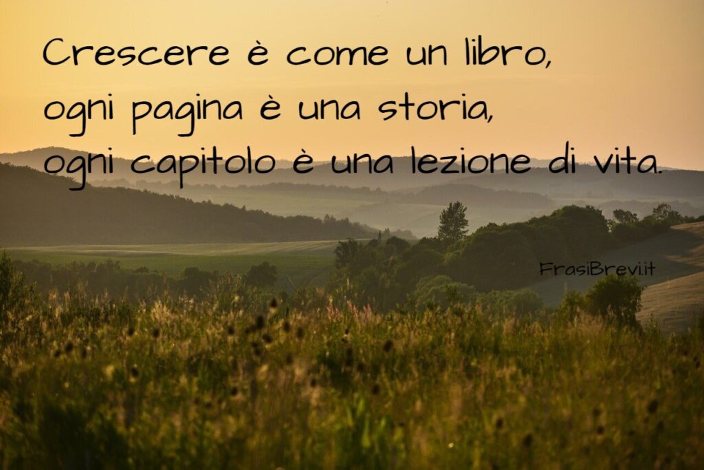 Frasi sul crescere dei bambini
