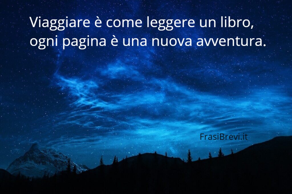 Frasi Facebook per i viaggi