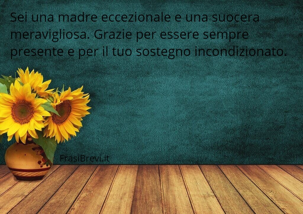 frasi di ringraziamento da dedicare ad una suocera