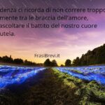Frasi sulla prudenza in amore
