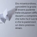 Preghiere per la pazienza