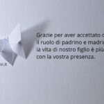 Frasi per ringraziare il padrino e la madrina Frasi per ringraziare il padrino e la madrina