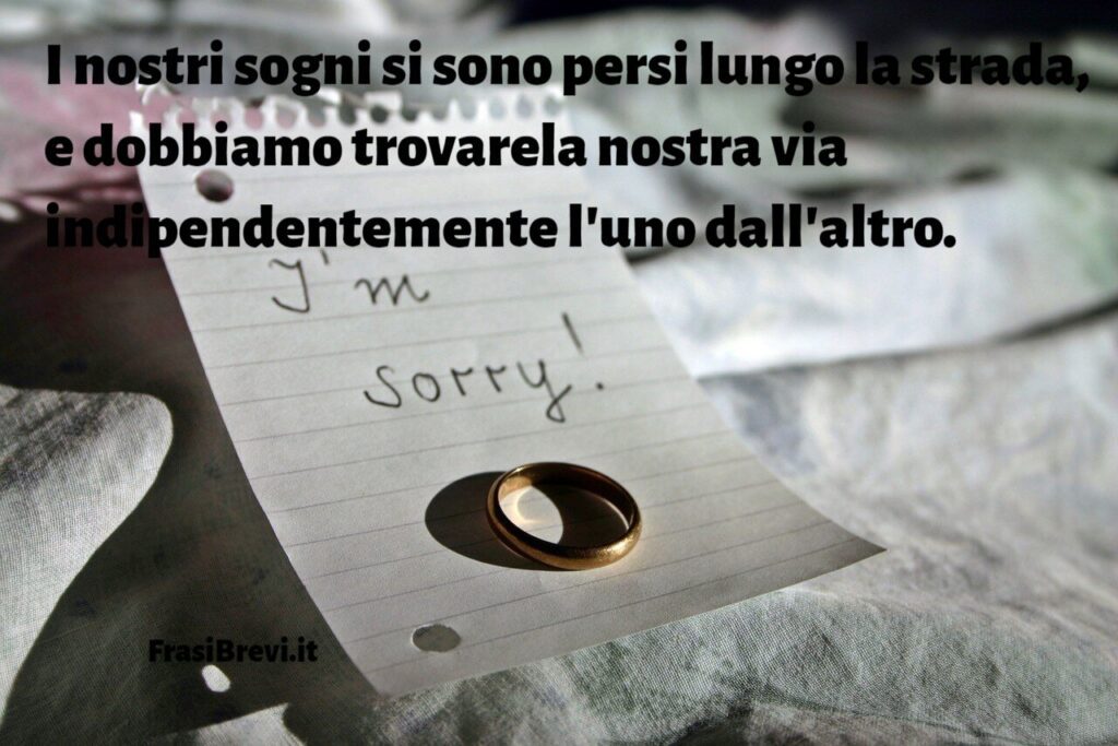 Le Frasi giuste da dire per la fine di una relazione
